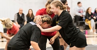 LVHN and Collegiate Wrestling Sisters Host Youth Girls Wrestling Clinic