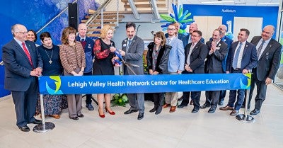 Health Care Education Center Ribbon cutting