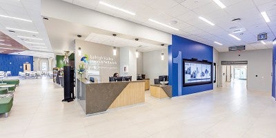 LVHN Center for Healthcare Education Welcome Desk