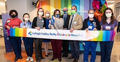 Lehigh Valley Reilly Children’s Hospital Ribbon cutting for more inpatient beds