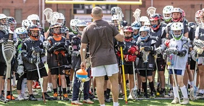 Lacrosse clinic at the East Penn School District Stadium