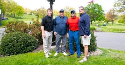 Team of Bold Media Group, event sponsor (left to right): Michael Stanton, Tim Seechock, Ahmad Latif, and Chris Klauss