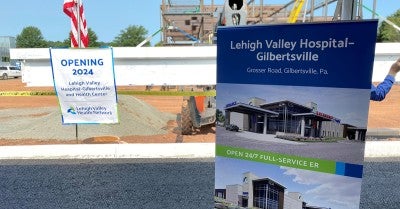 Lehigh Valley Hospital–Gilbertsville Construction Site