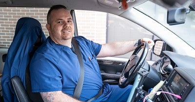 Sean Snibbe, RN, began his nursing career as a pediatric nurse before transitioning to Lehigh Valley Home Care–Hazleton.