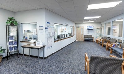 Health and Wellness Center waiting room