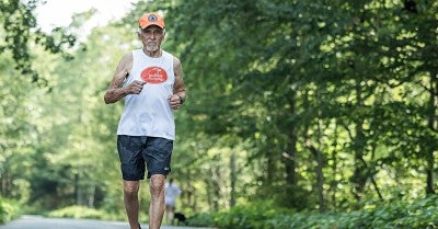 Tony Cerminaro is training for his 26th Steamtown Marathon less than a year after two knee replacements. 