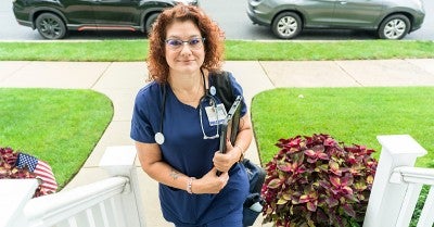 Sheri Blanco, RN, returned to patient care after years in management roles. 