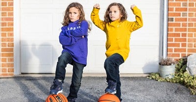 With cochlear implants, 7-year-old twins embrace school, play and life