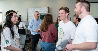 Medical students in the SELECT (Scholarly Excellence, Leadership Experiences, Collaborative Training) program with Lehigh Valley Health Network (LVHN)/University of South Florida (USF) Health Morsani College of Medicine participated in the annual Match Day.