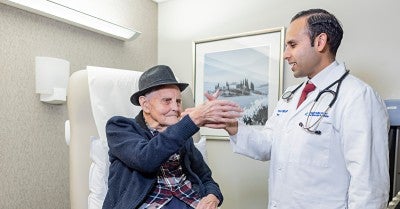 World War II Navy veteran Paul Carroll Kollmeyer of Pottstown was impressed by the Heart and Vascular Institute’s experience with the TAVR procedure. 