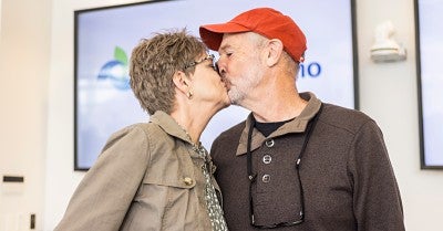 It was reunion day for Steve Bomberger, 67, a volunteer ski ranger at Camelback and those who had a hand in saving his life 
