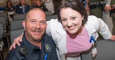 LVHN honors trauma survivors, first responders and healers during annual event at Lehigh Valley Hospital–Muhlenberg.