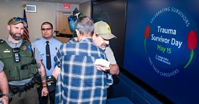 LVHN honors trauma survivors, first responders and healers during annual event at Lehigh Valley Hospital–Muhlenberg.