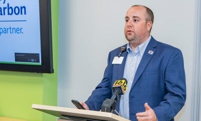 Tim Teel reunites with his life-saving care team at Lehigh Valley Hospital–Carbon