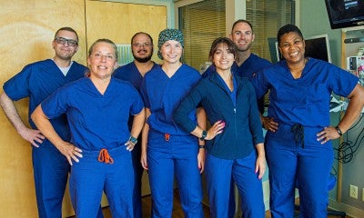 The team at LVHN's burn center.