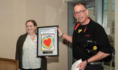 Spirit of Children makes a charitable contribution to LVHN, surpassing $1 million in donations.