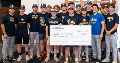 Notre Dame Green Pond’s Christian Rivituso and Southern Lehigh’s Alexis Hoyer were each named Lehigh Valley Orthopedic Institute’s 2025 Athlete of the Year.