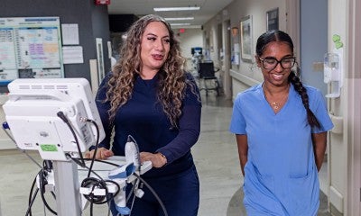 Jacquie Steadman, BSN, RN, has grown into a leader, innovator and mentor, bringing other new nurses under her wing. 