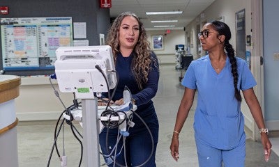 Jacquie Steadman, BSN, RN, has grown into a leader, innovator and mentor, bringing other new nurses under her wing. 