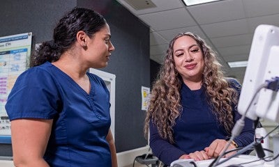 Jacquie Steadman, BSN, RN, has grown into a leader, innovator and mentor, bringing other new nurses under her wing. 