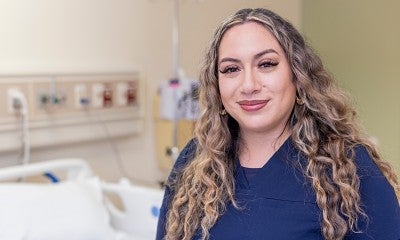 Jacquie Steadman, BSN, RN, has grown into a leader, innovator and mentor, bringing other new nurses under her wing. 