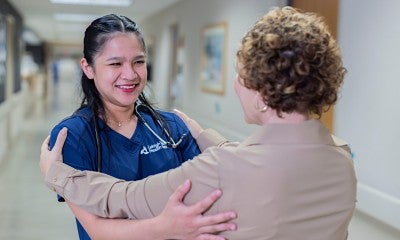 From pregnancy to a new profession in a new country, Joan Mae Honrade, RN, BSN, found career support, balance and belonging at LVH–Pocono.