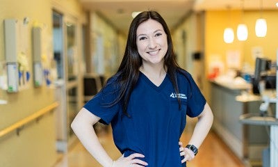 Meet Morgan Anderson, CRNP, in LVHN's Critical Care Unit. 