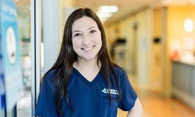Meet Morgan Anderson, CRNP, in LVHN's Critical Care Unit. 