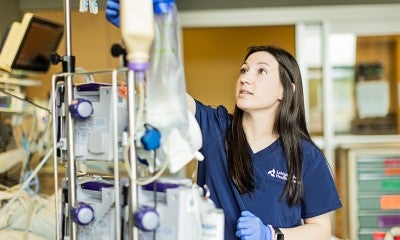 Meet Morgan Anderson, CRNP, in LVHN's Critical Care Unit. 