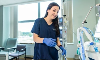Meet Morgan Anderson, CRNP, in LVHN's Critical Care Unit. 