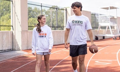 Football player comes back from ACL injury after care at LVHN.