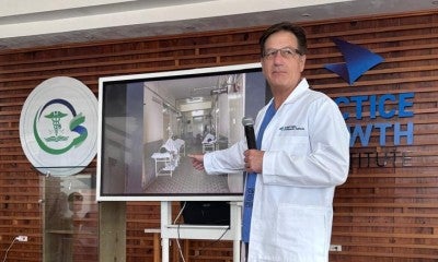 Surgeons on a recent mission trip to the Dominican Republic preform surgeries to correct major spinal deformities.