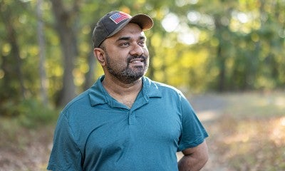 Pain management specialists at Lehigh Valley Orthopedic Institute help man get relief from ankle pain.