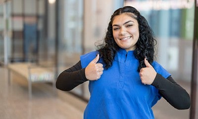 Health Care Futures program helped Jamalia Torres go from high school student to full-time patient care partner and now, she's a student nurse.