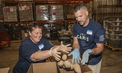 LVHN Supports Second Harvest Food Bank With Day of Caring Donations and Volunteers