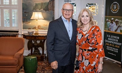 Michael and Christine Perrucci at LVHN's “Sotto le Stelle” benefit dinner