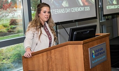  The 13th annual Veterans Day Recognition Ceremony was held on Nov. 10 at Lehigh Valley Hospital–Cedar Crest.  