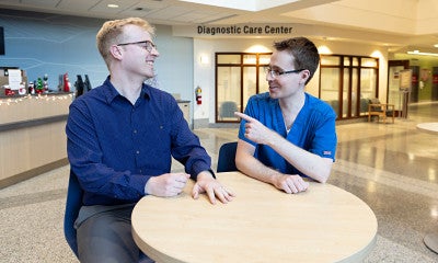 Anthony Rainey, MD, and Christian Rainey, MD, brothers who are both neurologists at LVHN practice in Pennsylvania to give back to their home state. 