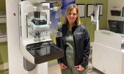Mammography technologist Jodi Hooven with Breast Health Services at Lehigh Valley Hospital–Hecktown Oaks
