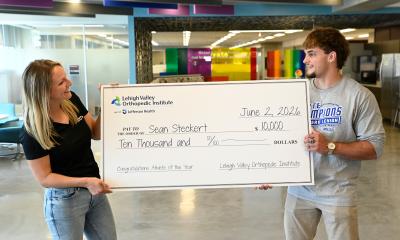 Southern Lehigh High School’s Sean Steckert was named the 2026 Male Athletes of the Year and awarded a $10,000 scholarship.