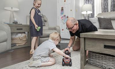 After a knee replacement at Lehigh Valley Health Network, Anthony Greco is back to being a big part of his four grandkids’ lives