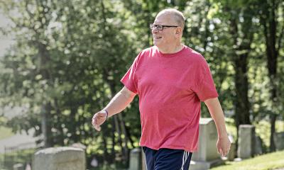 After a knee replacement at Lehigh Valley Health Network, Anthony Greco is back to being active.