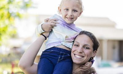 On-site childcare service at the Women’s Health Center at Tower Place helps a woman navigate her high-risk pregnancy while creating a meaningful experience for her first child.