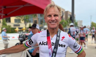 Dr. Neal Stansbury won two silver medals at the 2026 USA Cycling Masters and Junior Road National Championships.