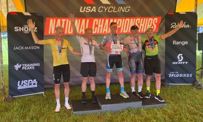 Dr. Neal Stansbury won two silver medals at the 2026 USA Cycling Masters and Junior Road National Championships.