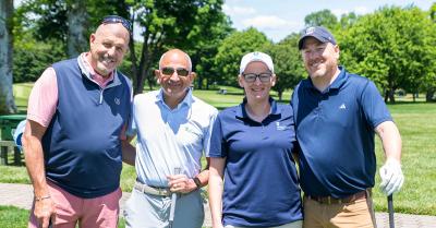 A foursome from Sodexo, among our top sponsors at the Eagle level