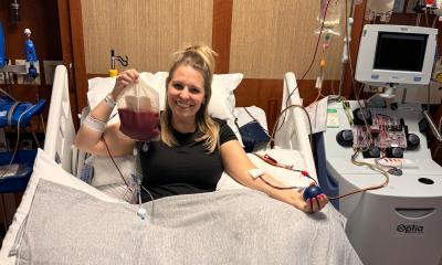 Woman donated almost 7 million stem cells to a complete stranger