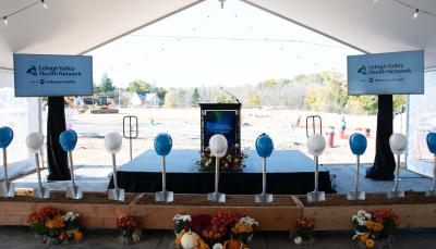 Lehigh Valley Hospital–Coopersburg groundbreaking