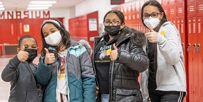 Hazleton Area School District families take advantage of LVHN’s mobile vaccine school clinic