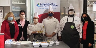 LVHN cooking demo at Easton Public Market 
